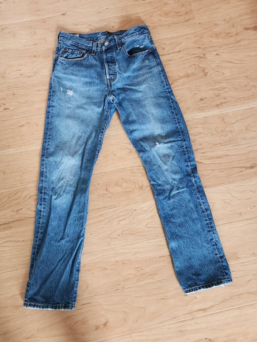Levi's 501 Straight-Leg Jean Size 27 W27 L30 27x30 100% cotton